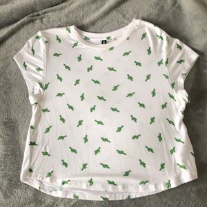 H&M cactus crop top